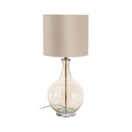 Lámpara de mesa Dorado Poliéster Metal Cristal 60 W 220-240 V 39 x 3