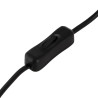 Lámpara de mesa Dorado Poliéster Metal Cristal 60 W 220-240 V 39 x 3