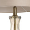 Lámpara de mesa Dorado Poliéster Metal Cristal 60 W 220-240 V 39 x 3