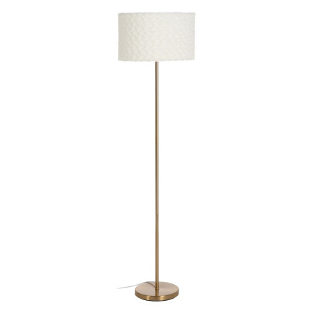 Lámpara de Pie Blanco Dorado Metal Tejido 60 W 220-240 V 40 x 40 x 14