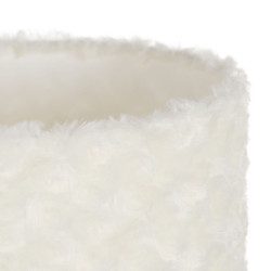 Lámpara de Pie Blanco Dorado Metal Tejido 60 W 220-240 V 40 x 40 x 14