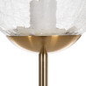 Lámpara de Pie Dorado Metal Cristal 60 W 220-240 V 20 x 20 x 140 cm