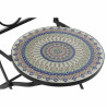Silla de Jardín DKD Home Decor Negro 39 x 50 x 93 cm Cerámica Multic