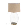 Lámpara de mesa Dorado Lino Metal Cristal 60 W 220-240 V 43 x 43 x 73
