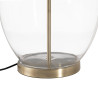 Lámpara de mesa Dorado Lino Metal Cristal 60 W 220-240 V 43 x 43 x 73