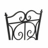 Silla de Jardín DKD Home Decor Negro 39 x 50 x 93 cm Cerámica Multic