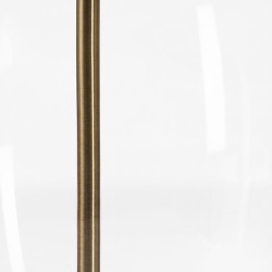 Lámpara de mesa Dorado Lino Metal Cristal 60 W 220-240 V 43 x 43 x 73
