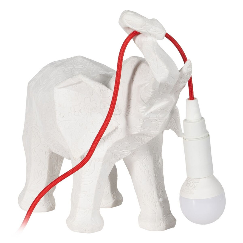 Lámpara de mesa Blanco Rojo Poliresina 60 W 220-240 V 27 x 13 x 24,5 Lámpara de mesa Blanco Rojo Poliresina 60 W 220-240 V 27 x 13 x 24,5