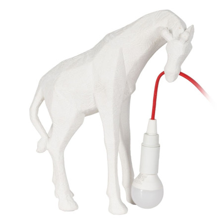 Lámpara de mesa Blanco Rojo Poliresina 60 W 220-240 V 24 x 9,5 x 29 c