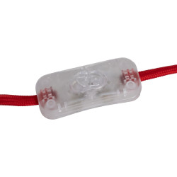Lámpara de mesa Blanco Rojo Poliresina 60 W 220-240 V 24 x 9,5 x 29 c