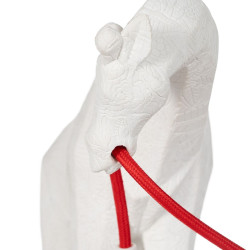 Lámpara de mesa Blanco Rojo Poliresina 60 W 220-240 V 24 x 9,5 x 29 c