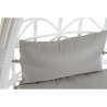 Sillón de jardín colgante DKD Home Decor 90 x 70 x 110 cm Gris Metal