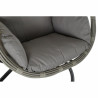 Sillón de jardín colgante DKD Home Decor 90 x 70 x 110 cm Gris ratá