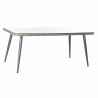 Juego de 3 mesas DKD Home Decor 166 x 92 x 72 cm Cristal ratán sinté