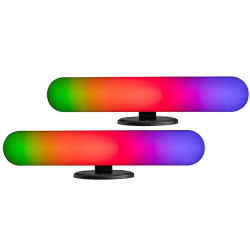 Lámpara de escritorio Tracer RGB Ambience - Smart Flow Negro Multicol