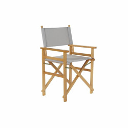 Silla de Jardín DKD Home Decor Gris Natural Pino 56 x 48 x 87 cm (56