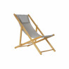 Tumbona DKD Home Decor Gris 77 cm 57,5 x 113 x 77 cm Natural (57,5 x 1