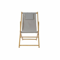 Tumbona DKD Home Decor Gris 77 cm 57,5 x 113 x 77 cm Natural (57,5 x 1