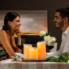 Velas LED Multicolor Efecto Llama con Mando Lendles InnovaGoods 3 Unid