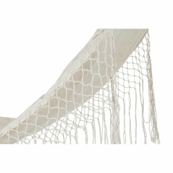 Hamaca DKD Home Decor Beige Poliéster Algodón Pino Flecos (280 x 100