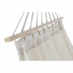 Hamaca DKD Home Decor Beige Poliéster Algodón Pino Flecos (280 x 100