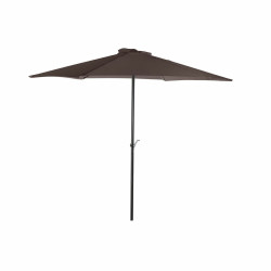 Sombrilla DKD Home Decor Marrón Negro Poliéster Acero (300 x 300 x 2