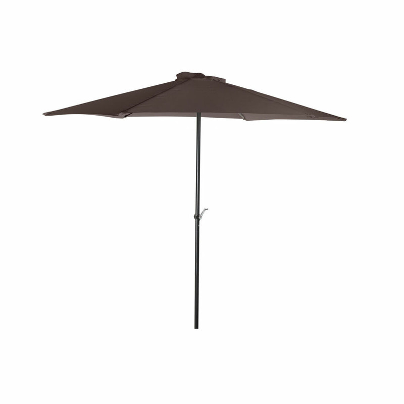 Sombrilla DKD Home Decor Marrón Negro Poliéster Acero (300 x 300 x 2 Sombrilla DKD Home Decor Marrón Negro Poliéster Acero (300 x 300 x 2