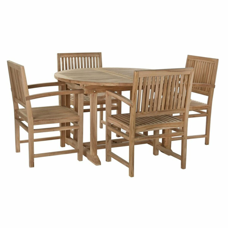 Conjunto de Mesa con 4 Sillas DKD Home Decor 75 cm 120 x 120 x 75 cm Conjunto de Mesa con 4 Sillas DKD Home Decor 75 cm 120 x 120 x 75 cm