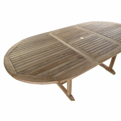 Mesa de Comedor DKD Home Decor Marrón Extensible Teca (180 x 120 x 75
