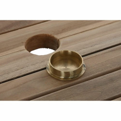 Mesa de Comedor DKD Home Decor Marrón Extensible Teca (180 x 120 x 75
