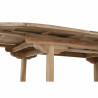 Mesa de Comedor DKD Home Decor Marrón Extensible Teca (180 x 120 x 75