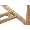 Mesa de Comedor DKD Home Decor Marrón Extensible Teca (180 x 120 x 75