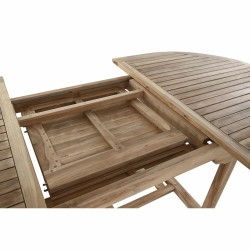 Mesa de Comedor DKD Home Decor Marrón Extensible Teca (180 x 120 x 75
