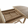 Mesa de Comedor DKD Home Decor Marrón Extensible Teca (180 x 120 x 75