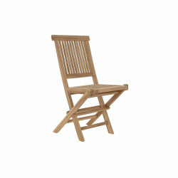 Silla de Jardín DKD Home Decor Marrón 57 x 47 x 90 cm Teca (57 x 47