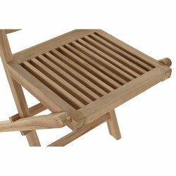 Silla de Jardín DKD Home Decor Marrón 57 x 47 x 90 cm Teca (57 x 47