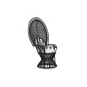 Silla de Jardín DKD Home Decor 96 x 66 x 145 cm 96 x 66 x 140 cm Negr