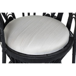 Silla de Jardín DKD Home Decor 96 x 66 x 145 cm 96 x 66 x 140 cm Negr