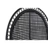 Silla de Jardín DKD Home Decor 96 x 66 x 145 cm 96 x 66 x 140 cm Negr