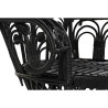 Silla de Jardín DKD Home Decor 96 x 66 x 145 cm 96 x 66 x 140 cm Negr