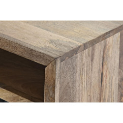 Mesa de Centro DKD Home Decor Negro Marrón claro Metal Madera de mang