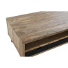 Mesa de Centro DKD Home Decor Negro Marrón claro Metal Madera de mang