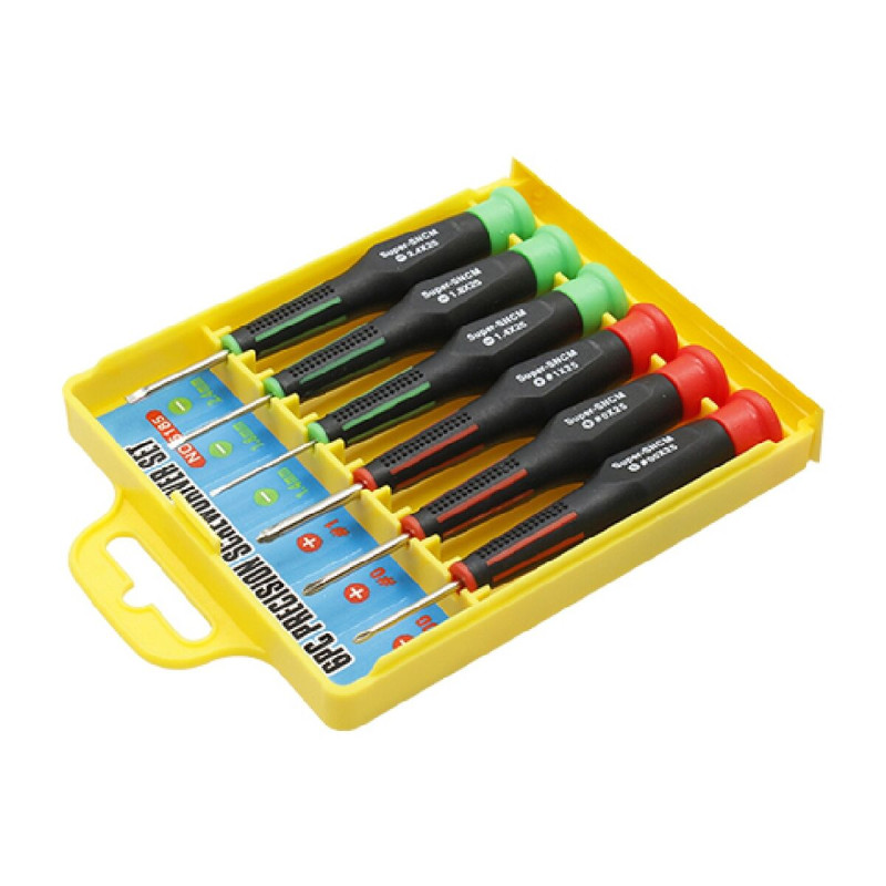 Set de Destornilladores Ferrestock Phillips (6 pcs) Set de Destornilladores Ferrestock Phillips (6 pcs)