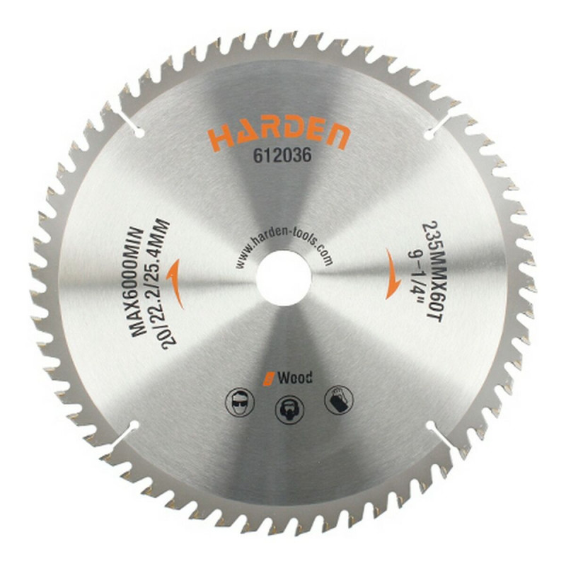 Disco de corte Harden Madera Ø 235 x 25,4 mm Disco de corte Harden Madera Ø 235 x 25,4 mm