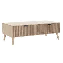 Mesa de Centro DKD Home Decor Marrón Madera Abeto Plástico Madera MD