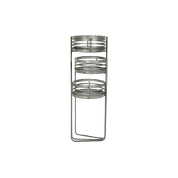 Macetero DKD Home Decor 3 en 1 Gris Metal Hierro Loft (47 x 35 x 72 cm