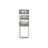 Macetero DKD Home Decor 3 en 1 Gris Metal Hierro Loft (47 x 35 x 72 cm