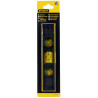 Nivel de Burbuja Stanley Torpedo 0-42-294 Aluminio ABS 20 cm