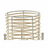 Set de Macetas DKD Home Decor Blanco Marrón Natural Metal Ratán 21 x