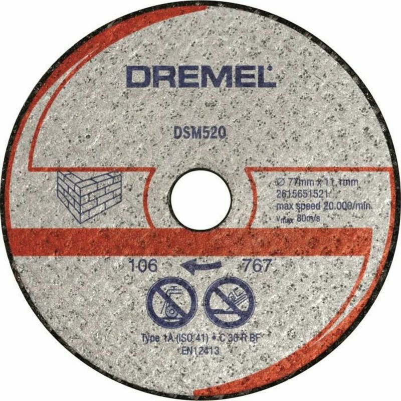 Disco de corte Dremel DSM520 20 mm Disco de corte Dremel DSM520 20 mm